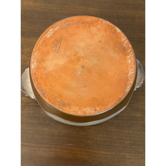 Vintage Frankoma 5W Plainsman Brown Covered Casserole Dish Bean Pot - Picture 7 of 10